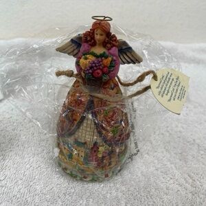 NWT New Jim Shore 2006 Bountiful Angel Four Seasons Fall Mini Figurine #4006722